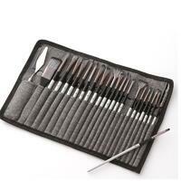 Без бренда «Коробка 50 шт.: Набор кистей для рисования в чехле, премиум набор (23 нейлоновых кисти, 1 мастихин)» в Таганроге в интернет-магазине Без бренда «Коробка 50 шт.: Набор кистей для рисования в чехле, премиум набор (23 нейлоновых кисти, 1 мастихин)» в Таганроге