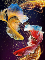 Без бренда «Желтая и красная рыбки (20шт)» в Таганроге