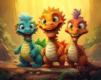 Без бренда «Милые и веселые дракончики» в Таганроге