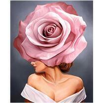 Без бренда «Девушка с розовой розой на голове» в Таганроге