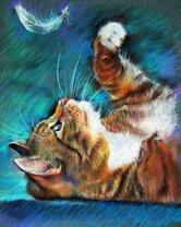 Без бренда «Котенок играет пером» в Таганроге в интернет-магазине  Без бренда «Котенок играет пером» в Таганроге