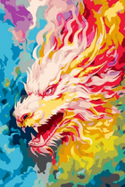 Без бренда «Разноцветный огненный дракон» в Таганроге в интернет-магазине  Без бренда «Разноцветный огненный дракон» в Таганроге