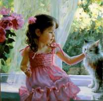 Без бренда «Девочка с кошкой на подоконнике» в Таганроге