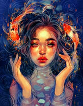 Без бренда «Девушка и карпы кои» в Таганроге