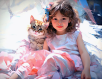 Без бренда «Девочка и пушистая кошечка» в Таганроге