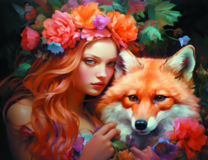 Без бренда «Рыжая девушка и рыжая лисица» в Таганроге в интернет-магазине  Без бренда «Рыжая девушка и рыжая лисица» в Таганроге