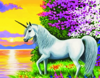 Без бренда «Белый единорог на фоне заката» в Таганроге в интернет-магазине  Без бренда «Белый единорог на фоне заката» в Таганроге